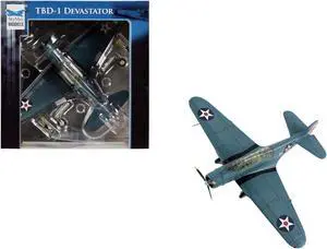 Douglas TBD-1 Devastator Bomber Aircraft "USS Lexington" (1942) US Navy 1/72 Diecast Model by Hobby Master