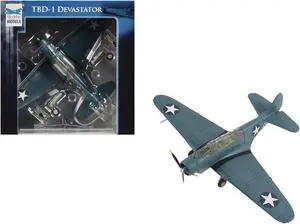 Douglas TBD-1 Devastator Bomber Aircraft "USS Enterprise" (1942) US Navy 1/72 Diecast Model by Hobby Master