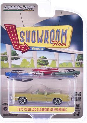 1975 Cadillac Eldorado Convertible Florentine Gold Firemist "Showroom Floor" Series 6 1/64 Diecast Model Car by Greenlight