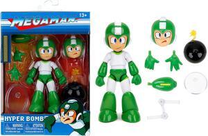 Hyper Bomb 4.5" Moveable Figure with Accessories and Alternate Head and Hands "Mega Man" (1987) Video Game Model by Jada