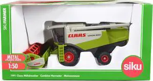 Claas Lexion 600 Combine Harvester Green and Gray 1/50 Diecast Model by Siku