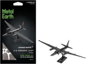 Model kit Lockheed Martin U-2 Dragon Lady Aircraft "United States Air Force" (Moderate Difficulty) Steel Model by Metal Earth