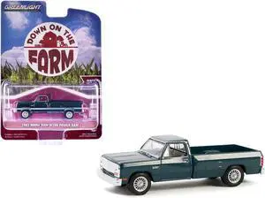 1982 Dodge Ram W250 Power Ram Pickup Truck Seaspray Green Metallic "Down on the Farm" Series 9 1/64 Diecast Model by Greenlight
