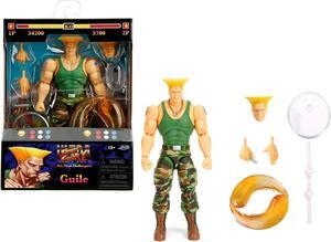 Guile 6" Moveable Figure with Accessories and Alternate Head and Hands "Ultra Street Fighter II" (2017) Video Game Model by Jada