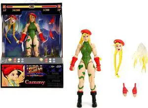 Cammy 6" Moveable Figure with Accessories and Alternate Head and Hands "Ultra Street Fighter II" (2017) Video Game Model by Jada
