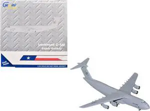 Lockheed C-5M Super Galaxy Transport Aircraft "Lackland Air Force Base" US Air Force Gray 1/400 Diecast Model by GeminiJets