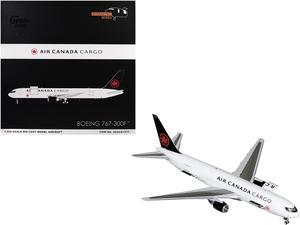Boeing 767-300F Commercial Aircraft "Air Canada Cargo" White with Black Tail "Gemini 200" 1/200 Diecast Model by GeminiJets