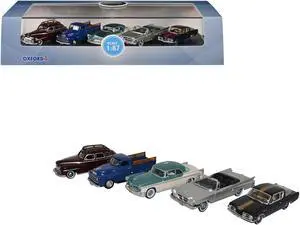 Chrysler Centenary 5 Piece Set 1/87 (HO) Scale Diecast Model Cars by Oxford Diecast