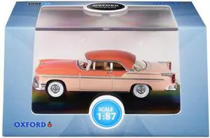 1955 Chrysler New Yorker Deluxe St. Regis Desert Sand and Canyon Tan 1/87 (HO) Scale Diecast Model Car by Oxford Diecast 1955 Chrysler New Yorker Deluxe St. Regis Desert Sand and Canyon Tan 1/87 (HO) Scale Diecast Model Car by Oxford Diecast