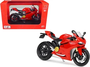 Ducati 1199 Panigale Red with Stand 1/12 Diecast Motorcycle Model by Maisto Ducati 1199 Panigale Red with Stand 1/12 Diecast Motorcycle Model by Maisto