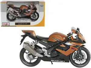 Suzuki GSX R1000 Bronze 1/12 Diecast Motorcycle Model by Maisto