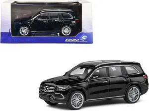2020 Mercedes-Benz GLS Dark Green Metallic with AMG Wheels and Sunroof 1/43 Diecast Model Car by Solido