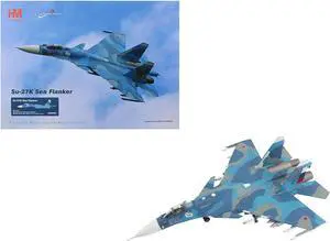 Sukhoi Su-27K Sea Flanker Fighter Aircraft "Aircraft Carrier Admiral Kuznetsov"  Russian Navy 1/72 Diecast Model by Hobby Master