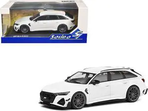 2021 Audi ABT RS6-R Ibis White 1/43 Diecast Model Car by Solido