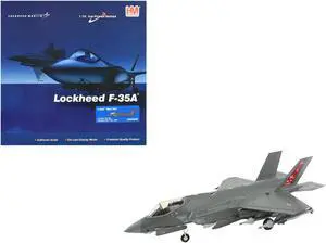 Lockheed Martin F-35A Lightning II Aircraft "Alabama Air National Guard" (2024) US Air Force 1/72 Diecast Model by Hobby Master