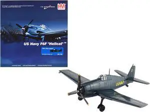 Grumman F6F-5 Hellcat Fighter Aircraft "Blue Angels #2" (1946) US Navy "Air Power Series" 1/72 Diecast Model by Hobby Master