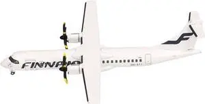 ATR 72-500 Commercial Aircraft "FinnAir" (OH-ATI) White 1/200 Diecast Model Airplane by Herpa