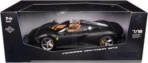 Ferrari Daytona SP3 Carbon Fiber "Carbon Series - Bburago 50th Anniversary" 1/18 Diecast Model Car by Bburago