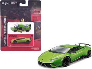 Lamborghini Huracan Performante Green "Speed Icons" Series 1/64 Diecast Model car by Maisto