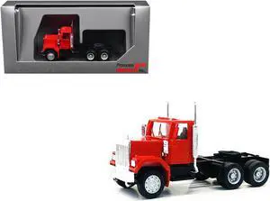 GMC Short Day Cab Red 1/87 (HO) Plastic Model Car by Promotex