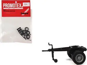 Single-Axle Converter Dolly 1/87 (HO) Plastic Model by Promotex