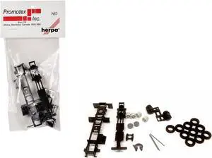 Long Chassis Kit for Kenworth, Peterbilt, and GMC Cabs 1/87 (HO) Plastic Model by Promotex