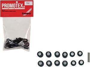 All-Terrain Wheel Sets (2 Front and 4 Rear) 1/87 (HO) Plastic Model by Promotex