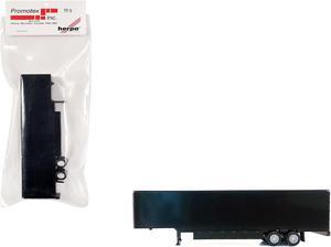 48ft Moving Van Trailer Black 1/87 (HO) Plastic Model by Promotex