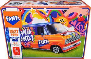 Skill 2 Model Kit 1977 Ford Custom Van "Fanta" 1/25 Scale Model by AMT