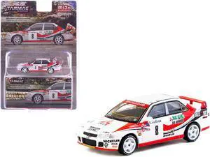 Mitsubishi Lancer Evolution #8 "Rallye Monte-Carlo" (1993) "Global64" Series 1/64 Diecast Model by Tarmac Works