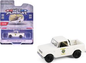 1964 Harvester Scout Half Cab Pickup Truck "California Highway Patrol" Beige "Hot Pursuit" 1/64 Diecast Model Car by Greenlight