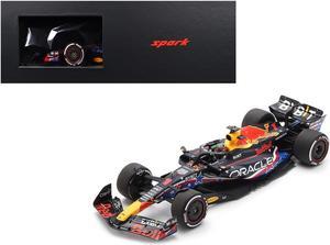 Red Bull Racing RB19 #1 "Oracle" Winner F1 "United States GP" (2023) and Acrylic Display Case  1/18 Model Car by Spark