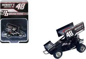 Winged Sprint Car #48 Danny Dietrich "Weikert's Livestock Inc." Gary Kauffman Racing (2024) 1/50 Diecast Model Car by ACME
