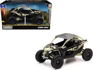 Can-Am Maverick X3 XRC Turbo ATV Tan and Black with Silver Top 1/18 Diecast Model by New Ray