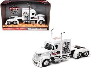 International Lonestar Truck Tractor White "PBR Professional Bull Riders" 1/43 Diecast Model by New Ray
