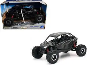 Polaris RZR Pro R UTV Stealth Black "Xtreme Off-Road" Series 1/18 Diecast Model by New Ray