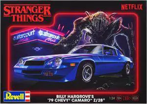 Billy Hargroves 1979 Chevrolet Camaro Z/28 "Stranger Things" (2016-Current) TV (Level 4) 1/24 Plastic Model Kit by Revell