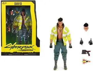 David Martinez 6" Moveable Figure with Accessories and Alternate Head and Hands "Cyberpunk: Edgerunners" (2022) TV Model by Jada