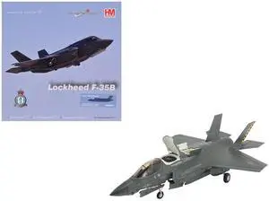 Lockheed Martin F-35B Lightning II Aircraft "Black Death" (2023) US Marine Corps "Air Power" 1/72 Diecast Model by Hobby Master