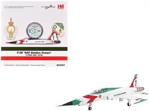 Northrop F-5E Tiger II Aircraft "#1, 3-7099, IIAF Golden Crown" Imperial Iranian Air Force 1/72 Diecast Model by Hobby Master