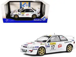Subaru Impreza S5 WRC99 22B #17 "Monte Carlo Rally" (1999) "Competition" Series 1/18 Diecast Model Car by Solido