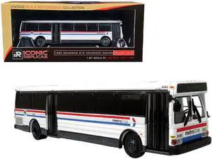 1980 Grumman 870 Advanced Design Transit Bus (Washington Metro Area Transit Authority) 1/87 Diecast Model by Iconic Replicas