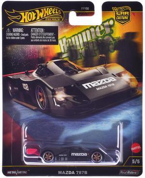 Mazda 787B Prototype Race Car Black "Hammer Drop" Series Diecast Model Car by Hot Wheels