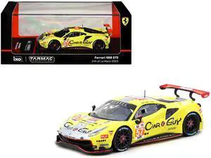 Ferrari 488 GTE #57 "Kessel Racing" "24 Hours of Le Mans" (2023) "Hobby64" Series 1/64 Diecast Model Car by Tarmac Works