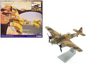 Bristol Beaufort MkIa Bomber Aircraft "Middle East Check & Conversion Unit" British Royal Air Force 1/72 Diecast Model by Corgi