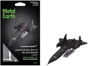 Model Kit Lockheed SR-71 Blackbird Aircraft "United States Air Force" (Moderate Difficulty) Steel Model by Metal Earth Model Kit Lockheed SR-71 Blackbird Aircraft "United States Air Force" (Moderate Difficulty) Steel Model by Metal Earth