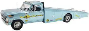 1970 Ford F-350 Ramp Truck Light Blue Metallic "Malco Gasser" Limited Edition to 240 pieces 1/18 Diecast Model Car by ACME