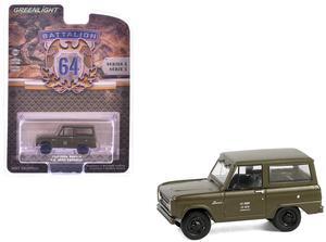 1966 Ford Bronco "U.S. Army Proposal" Olive Drab "Battalion 64" Series 5 1/64 Diecast Model Car by Greenlight