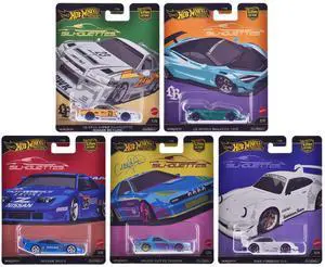 "Silhouettes" 5 piece Set "Car Culture" 2024 Series G Die Cast model cars by Hot Wheels