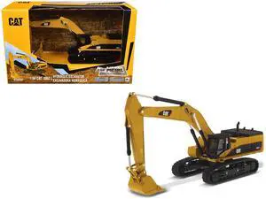 CAT Caterpillar 385C L Hydraulic Excavator Yellow "Play & Collect!" Series 1/64 Diecast Model by Diecast Masters